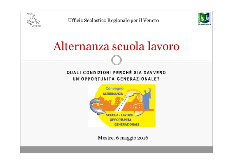 Veneto - Dati Alternanza Scuola-Lavoro