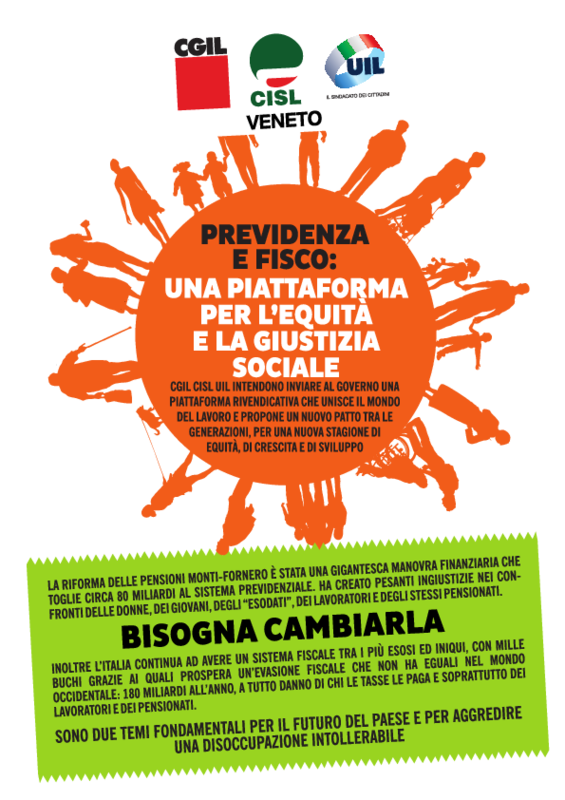 Cisl Veneto - volantino - Fisco e Previdenza 2014