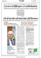 Il Sole24 Ore del 30-10-2011, intervista Bonanni