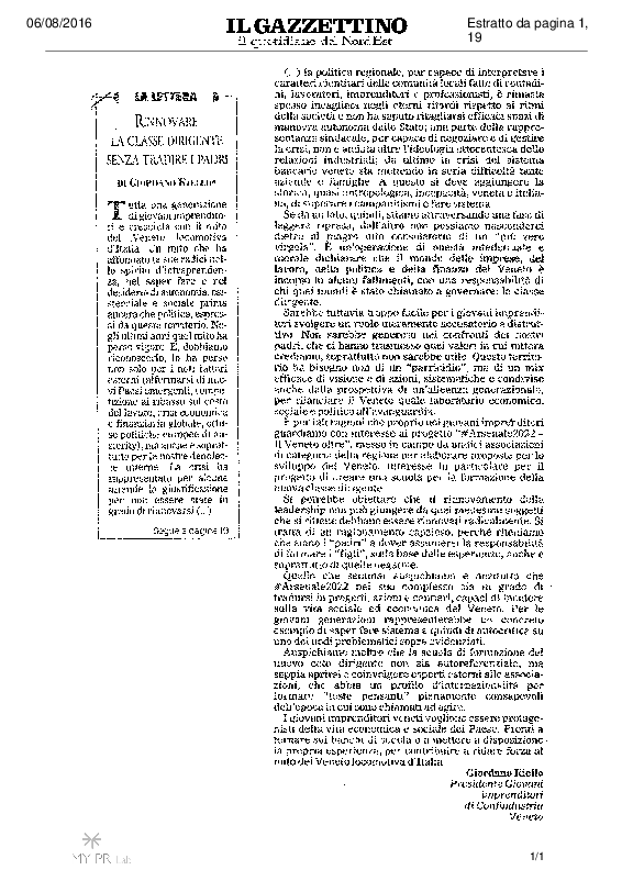 Rassegna stampa_agosto 2016