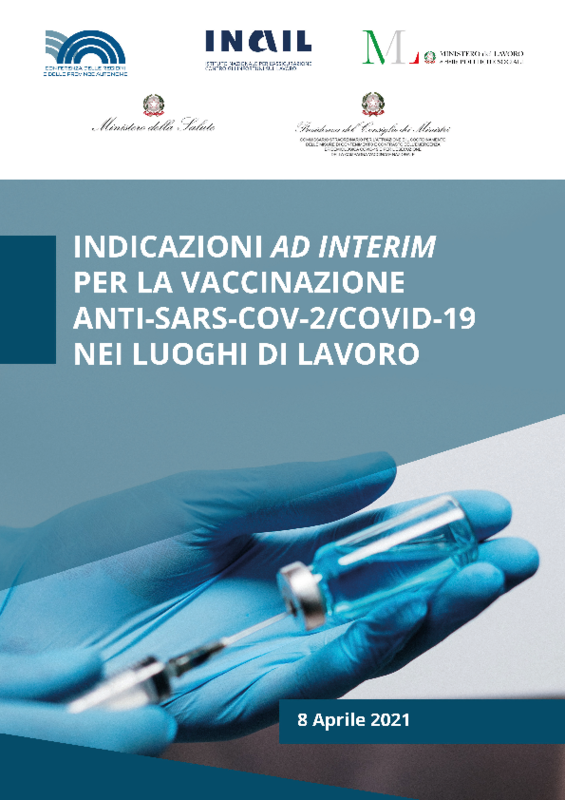 Indicazioni ad interim per la vaccinazione anti SARS-CoV-2