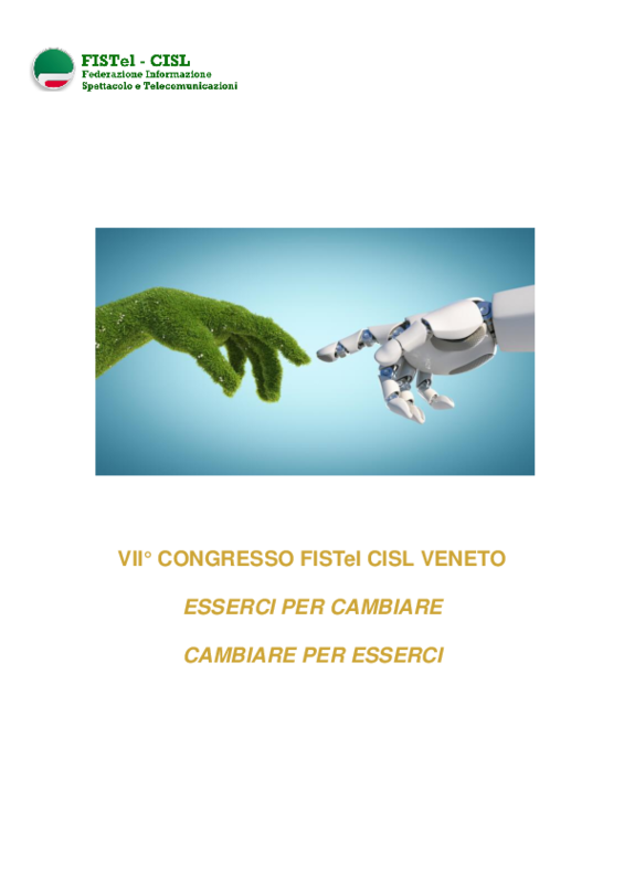 Relazione congressuale FISTEL Veneto