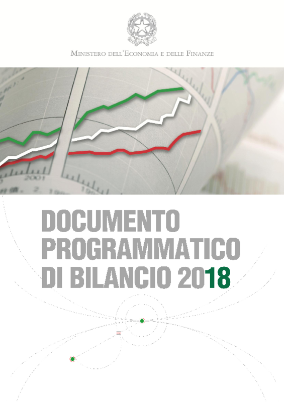Ministero dell'Economia e delle Finanze_ Documento Programmatico Bilancio 2018