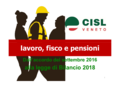 Cisl Veneto. Passo dopo passo_slide 4 dicembre 2017