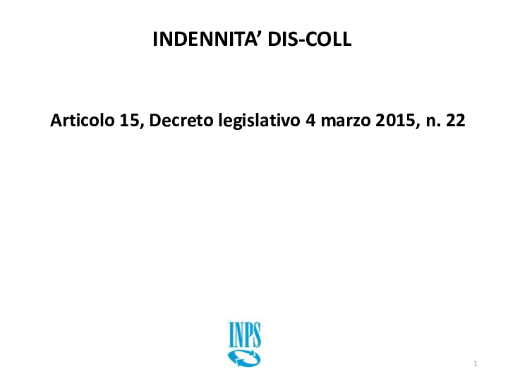 DIS-Coll Slide - Leopardi INPS