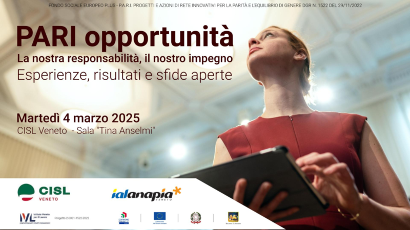 Numeri e risultati dei progetti P.A.R.I. di cui il sistema Cisl è stato protagonista: le slides presentate durante l’evento del 4 marzo 