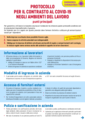 Coronavirus protocollo ambienti lavoro