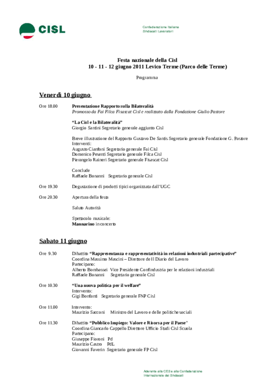 Programma