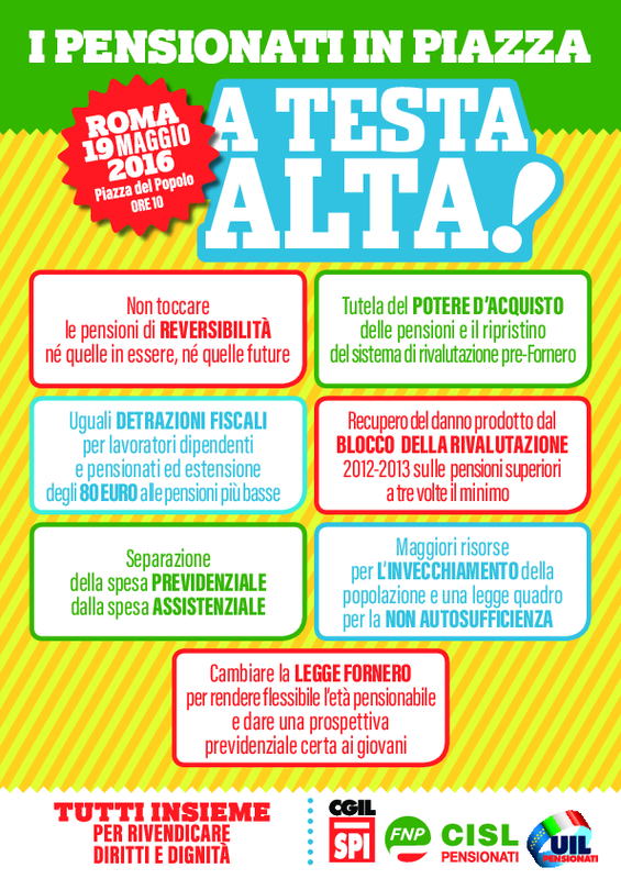 A testa alta! 19 maggio 2016