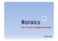 #Oraics coperture provvedimento - slide governo - 18 aprile 2014