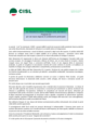 Cisl 10 punti per ripartire