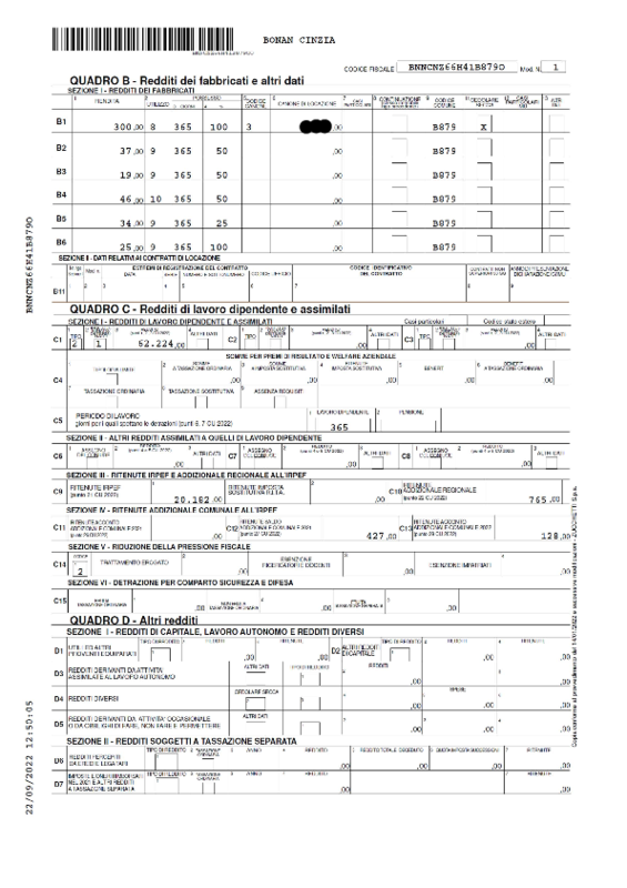 730 2022 Quadro C Bonan Cinzia