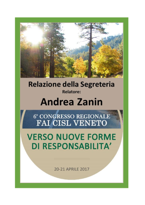 VI Congresso Fai Veneto_Relazione Andrea Zanin