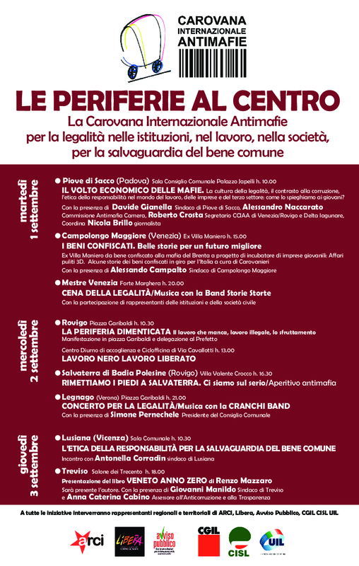 locandina  programma generale carovana 2015