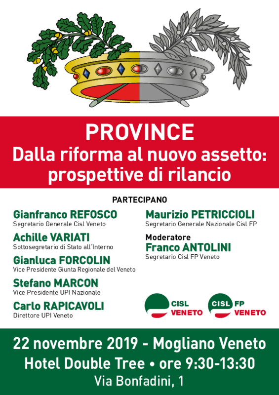 CONVEGNO PROVINCE 