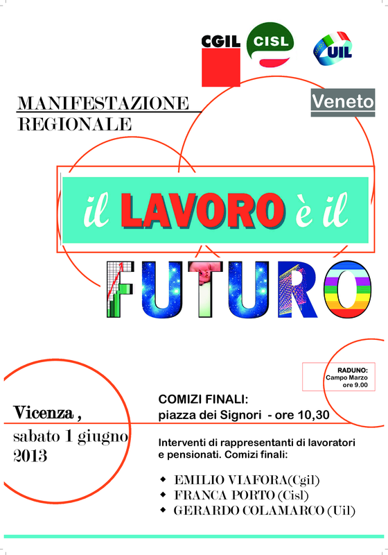 1 giugno a Vicenza Manifesto