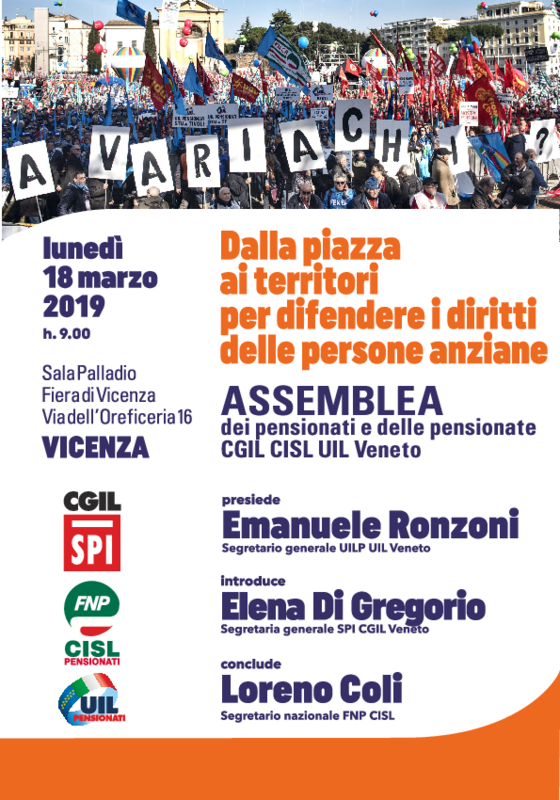 assemblea unitaria pensionati_18 marzo 2019_Vicenza