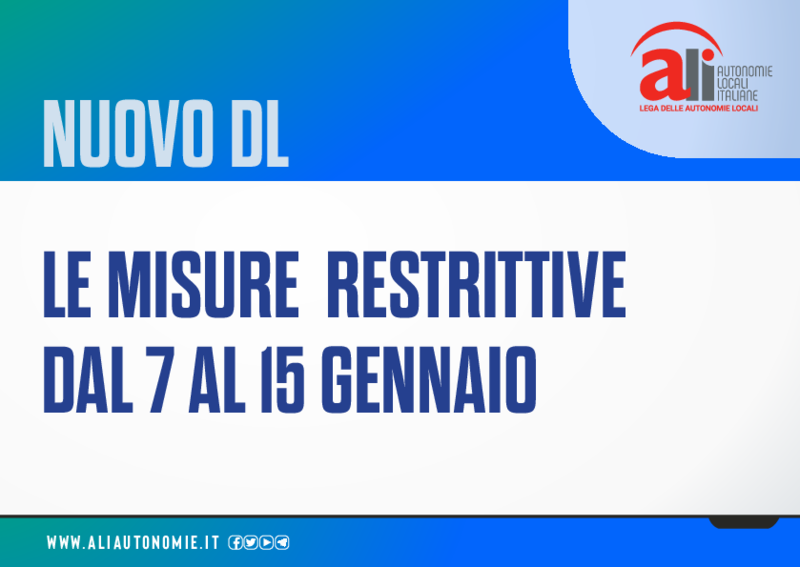 Schede ALI Nuovo DL 5 gennaio 2021