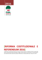 Riforma Costituzionale e referendum 2016 - Cisl Veneto