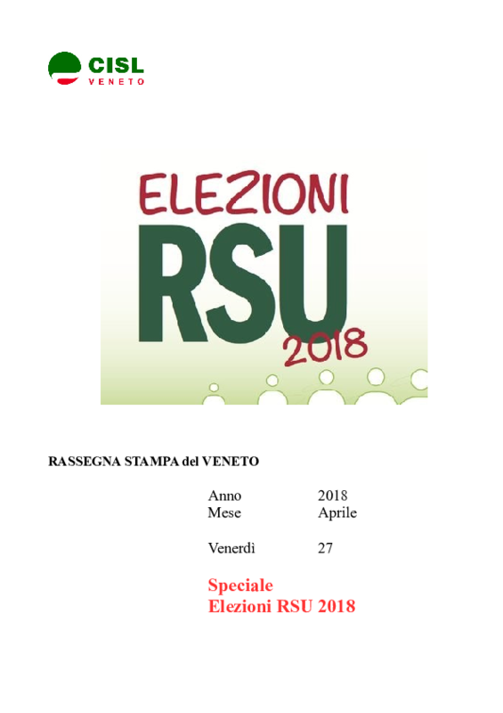 RS_Elezioni RSU comparto pubblico 2018
