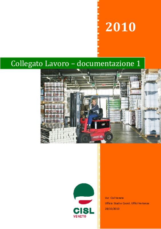 Documentazione 1. Note e commenti di G. Santini e Dipartimento previdenza