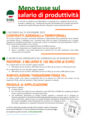 Cisl Veneto. Volantino salario produttività_ regole_ gennaio 2013