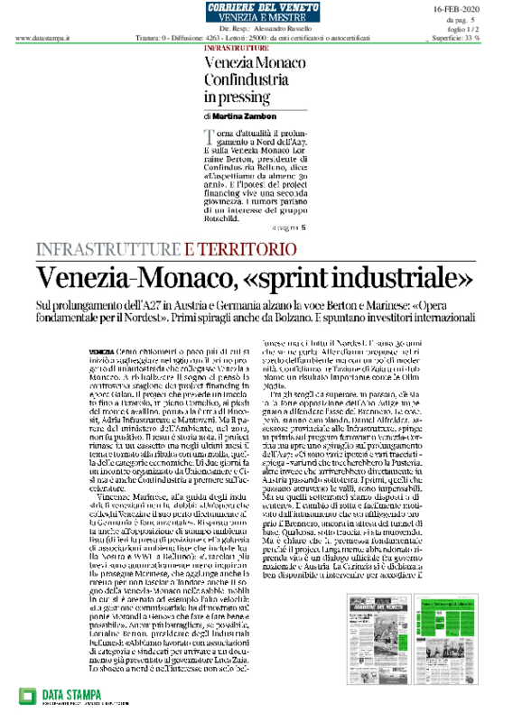 2020.02.16 Corriere Veneto