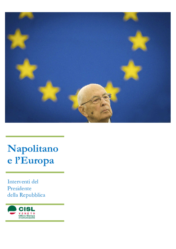 Napolitano e l'Europa