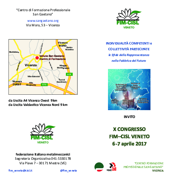 Programma Congresso Fim Veneto