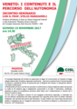 Cisl Veneto - seminario Autonomia - Padova 23 novembre 2017