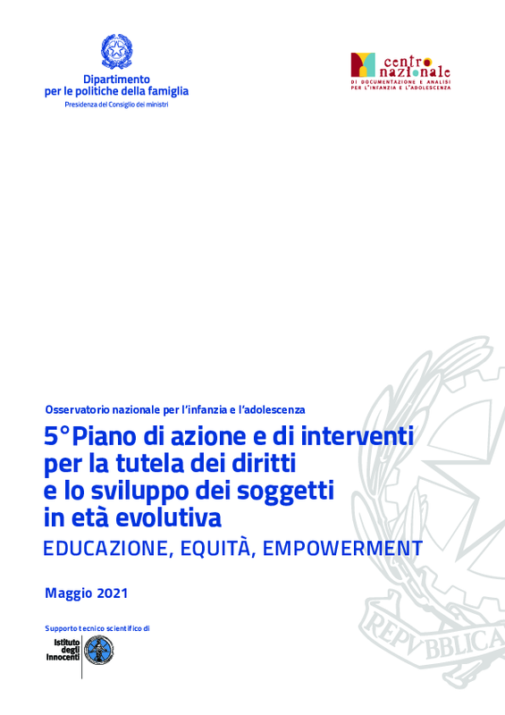 Piano infanzia e adolescenza