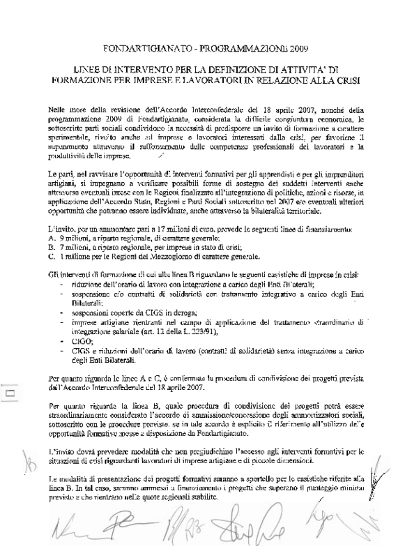 Fondartigianato, formazione per imprese e lavoratori in relazione alla crisi