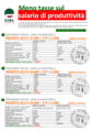 Cisl Veneto. Volantino salario produttività_ esempi_gennaio 2013