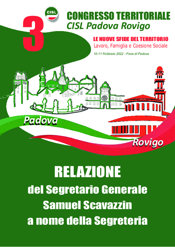 Relazione Congressuale Cisl Padova Rovigo