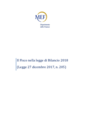 Legge di Bilancio 2018_Scheda MEF