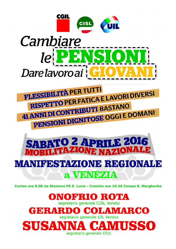 Volantino Manifestazione