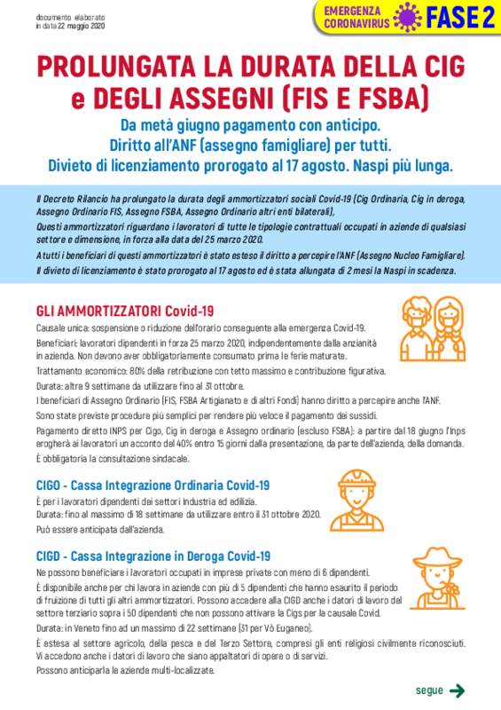 Volantino CIG Covid-19 Fase 2