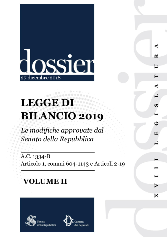 Legge Bilancio 2019_vol_II