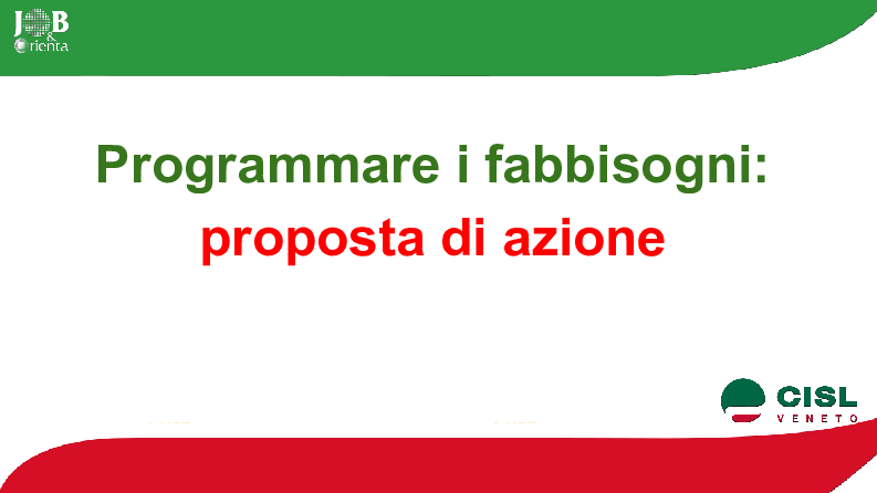 Proposta di Azione - Convegno JOB&Orienta 2019