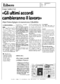 Libero del 23 settembre 2011. intervista a Giorgio Santini