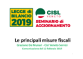Cisl Veneto_ Seminario 12 febbraio Fisco