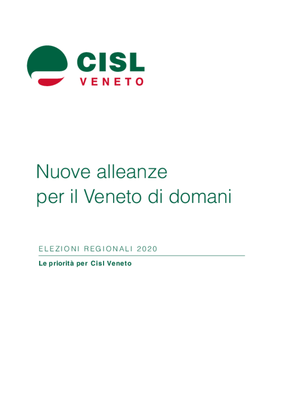 Nuove alleanze per il Veneto di domani