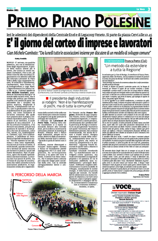 La Voce di Rovigo - Sabato 15 Ottobre 2011