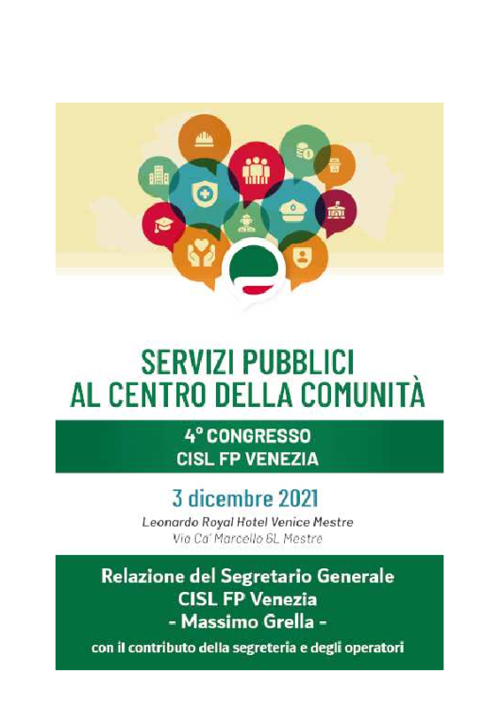 Relazione congressuale Venezia