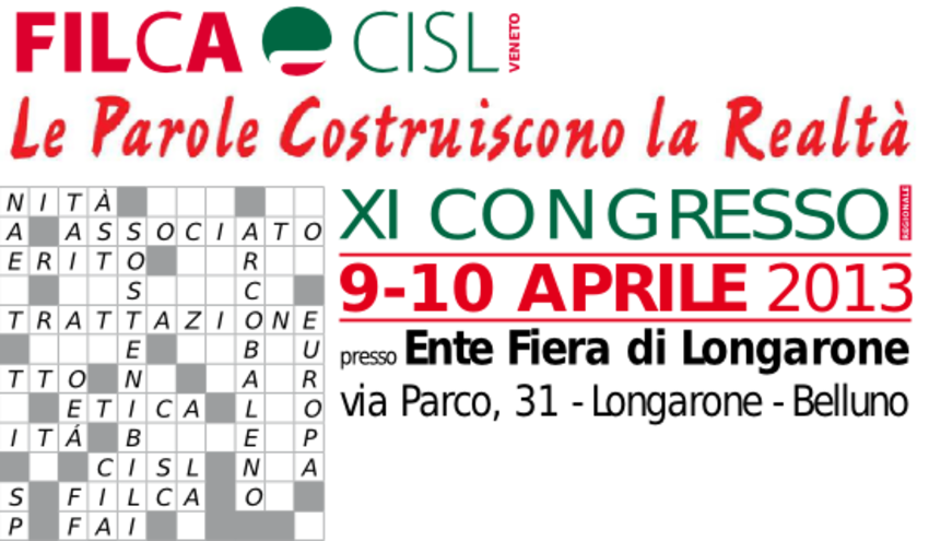 Congresso FILCA CISL Veneto 2013