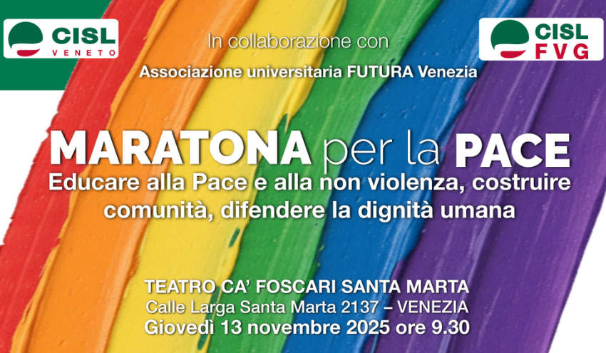 Evento Maratona per la pace 13-11-25